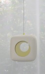 Hanging Candle Holder- Cube - Outdoor/Indoor - Yellow